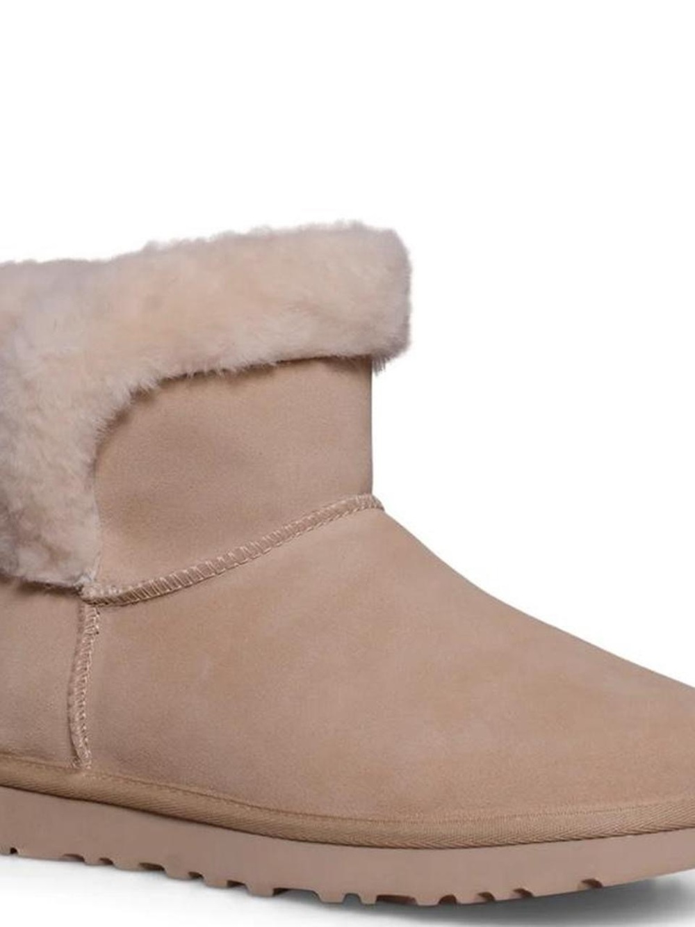 UGG Women Saniya Sherling Mini Sawdust Boots
